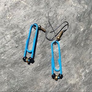 Paperclip earrings
